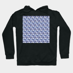 Dew on blue hydrangeas Hoodie